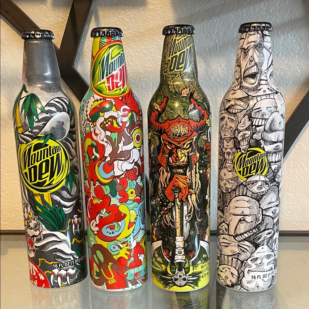 Mountain Dew Art Series Bottles - Multicolor